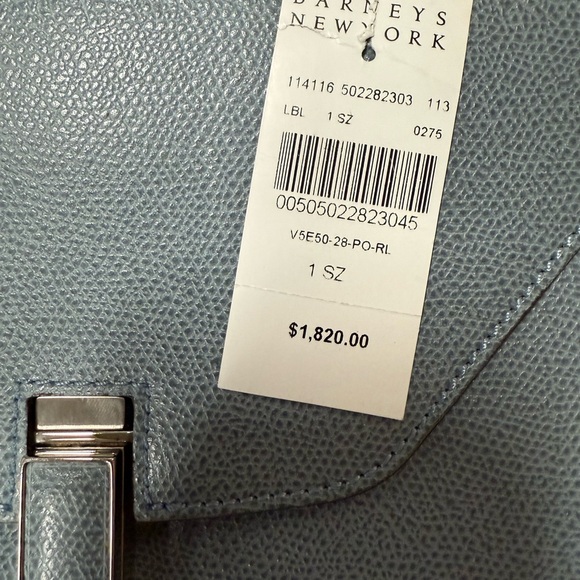 Valextra Gray Leather women’s Clutch